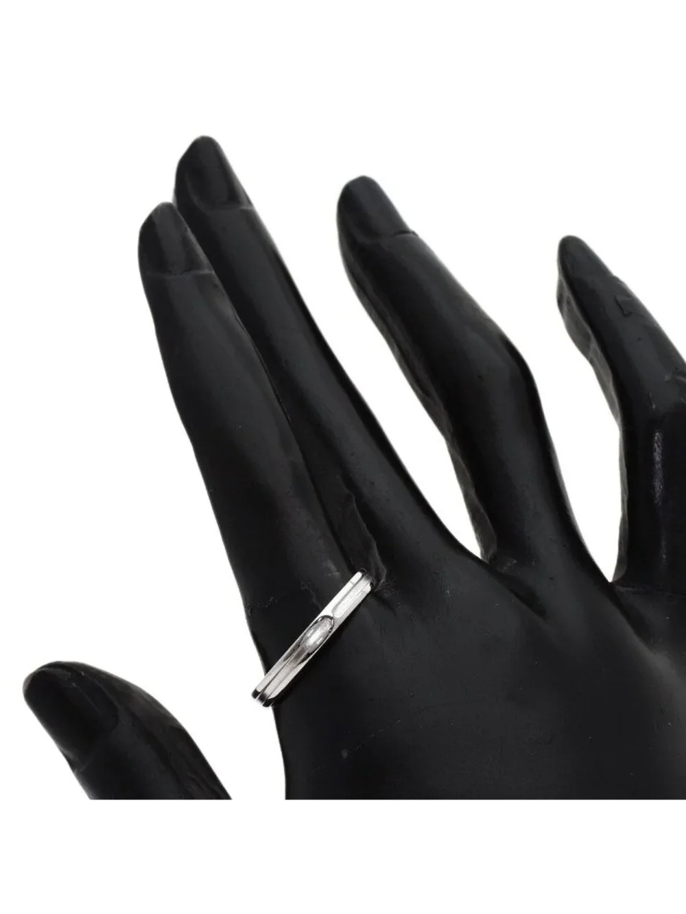 Hermes Empreinte 62 Ring 18k White Gold